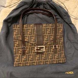 FENDI Zucca Canvas Tote
